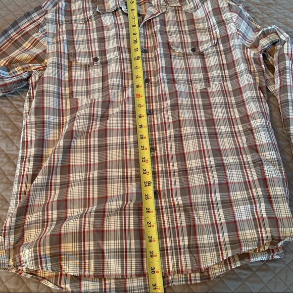 ROOTS 73 men’s size large plaid shirt - Picture 8 of 8